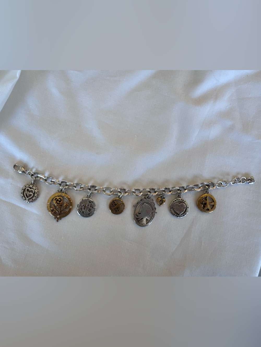 Brighton’s Paris Traveler charmed bracelet